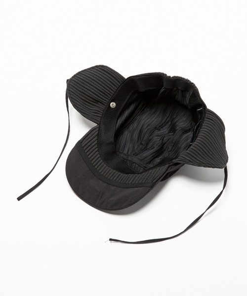 meanswhile（ミーンズワイル）の「Uneven Fabric Cover Cap（キャップ・メンズ・ブラック・FREE）」の12枚目の写真