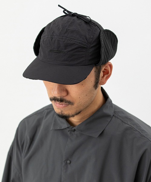 meanswhile（ミーンズワイル）の「Uneven Fabric Cover Cap（キャップ・メンズ・ブラック・FREE）」の14枚目の写真