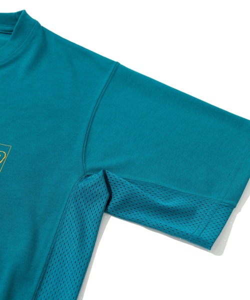 go slow caravan(ゴースローキャラバン)の「Drymix スクエアクマLOGO アクティビTEE(Tシャツ/カットソー・メンズ・ネイビー/ブルーグリーン/セージグリーン・MEDIUM/LARGE/X-LARGE)」の8枚目の写真