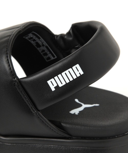 A part by(アパートバイ)の「【セレクト】PUMA_MayuPuffyサンダル(サンダル・レディース・ブラック/オフホワイト・MEDIUM/LARGE)」の7枚目の写真