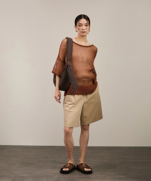 SALON adam et rope'(サロン アダム エ ロペ)の「【WEB限定】パフナイロンショルダーバッグ(ショルダーバッグ・レディース・ダークブラウン/ブラック・FREE)」の11枚目の写真
