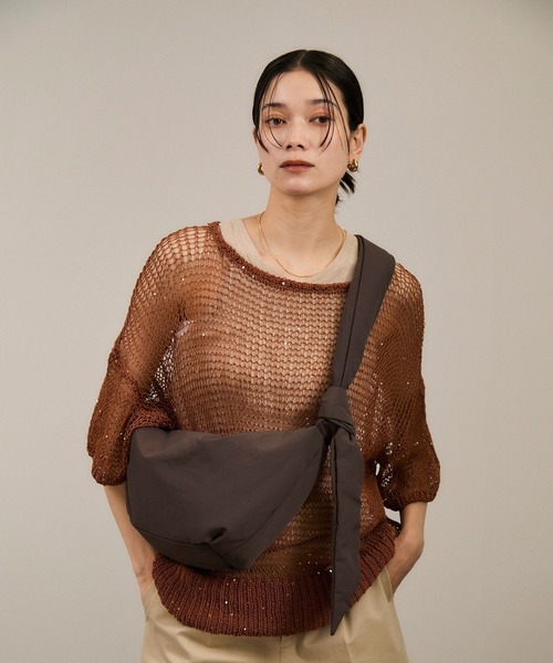 SALON adam et rope'パフナイロンショルダーバッグ SALON adam et rope'｜【WEB限定】パフナイロンショルダーバッグ