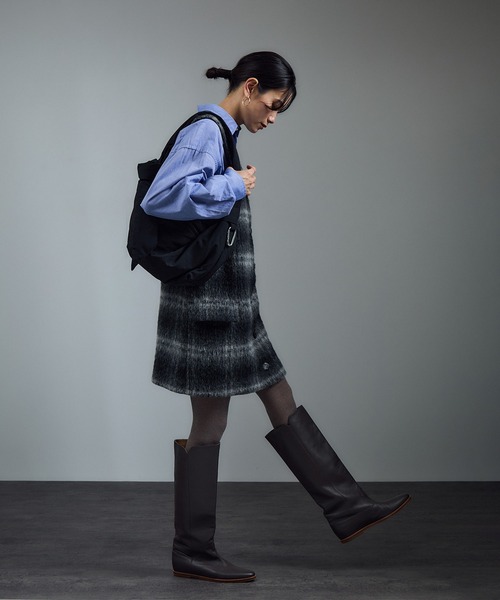 SALON adam et rope'(サロン アダム エ ロペ)の「【WEB限定】パフナイロンショルダーバッグ(ショルダーバッグ・レディース・ダークブラウン/ブラック・FREE)」の14枚目の写真