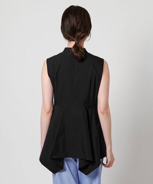 UNITED ARROWS(ユナイテッドアローズ)の「ペプラム ノースリーブ ブラウス(シャツ/ブラウス・レディース・ホワイト/ブラック・FREE)」の14枚目の写真