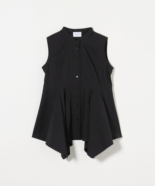 UNITED ARROWS ノースリーブベスト 黒/白 UNITED ARROWS｜ユナイテッドアローズのトップス（袖なし）人気