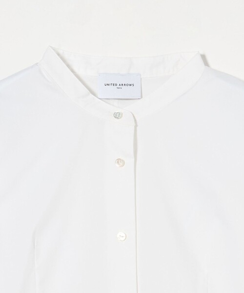 UNITED ARROWS(ユナイテッドアローズ)の「ペプラム ノースリーブ ブラウス(シャツ/ブラウス・レディース・ホワイト/ブラック・FREE)」の11枚目の写真