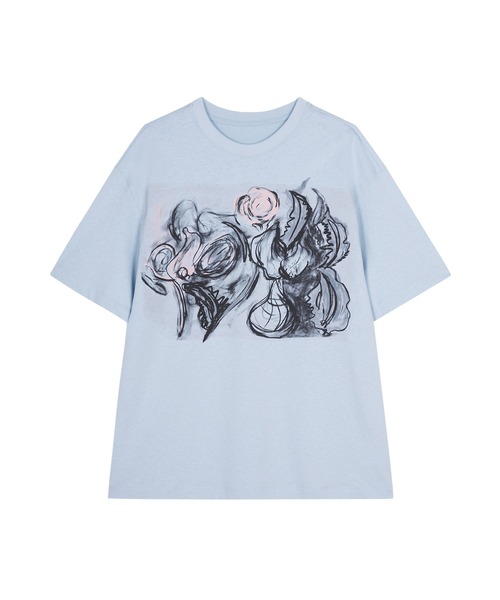 セール】Cyclamen Bloom T-shirt / シクラメンTシャツ（Tシャツ