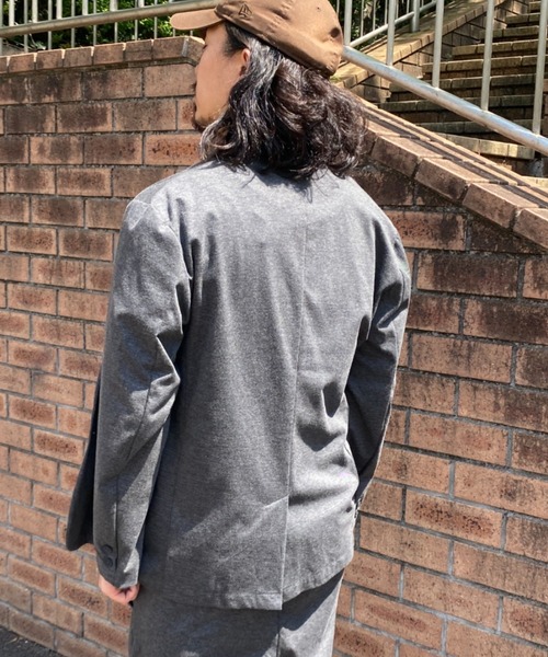 NO NEED(ノーニード)の「ストレッチテーラードJK(テーラードジャケット・メンズ・グレー/オリーブ・S/LL/L/M)」の15枚目の写真
