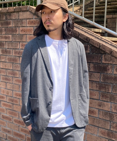 NO NEED(ノーニード)の「ストレッチテーラードJK(テーラードジャケット・メンズ・グレー/オリーブ・S/LL/L/M)」の16枚目の写真