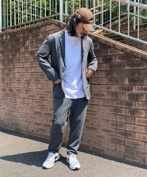 NO NEED(ノーニード)の「ストレッチテーラードJK(テーラードジャケット・メンズ・グレー/オリーブ・S/LL/L/M)」の17枚目の写真