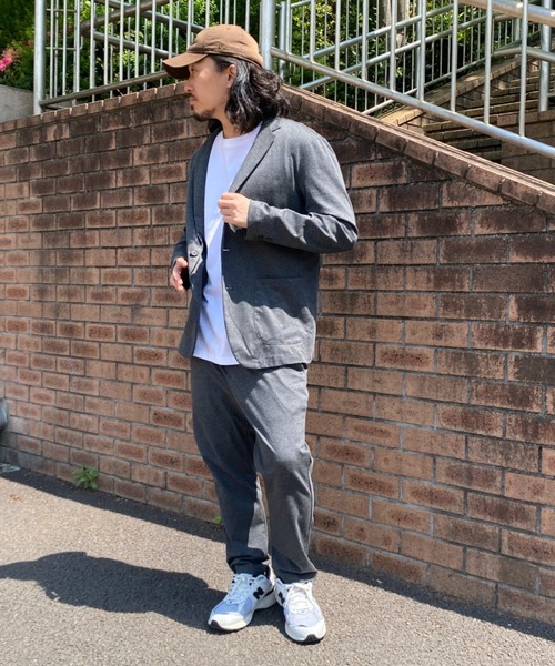 NO NEED(ノーニード)の「ストレッチテーラードJK(テーラードジャケット・メンズ・グレー/オリーブ・S/LL/L/M)」の18枚目の写真