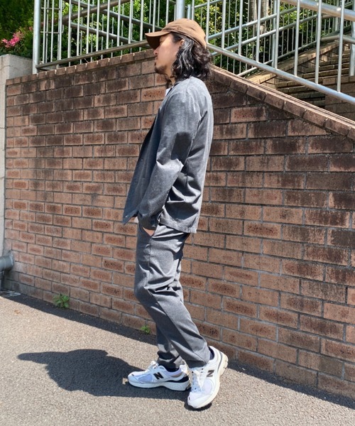 NO NEED(ノーニード)の「ストレッチテーラードJK(テーラードジャケット・メンズ・グレー/オリーブ・S/LL/L/M)」の19枚目の写真