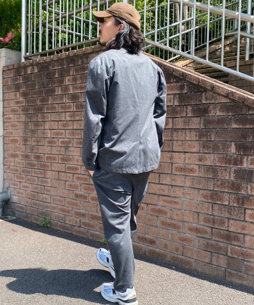 NO NEED(ノーニード)の「ストレッチテーラードJK(テーラードジャケット・メンズ・グレー/オリーブ・S/LL/L/M)」の20枚目の写真