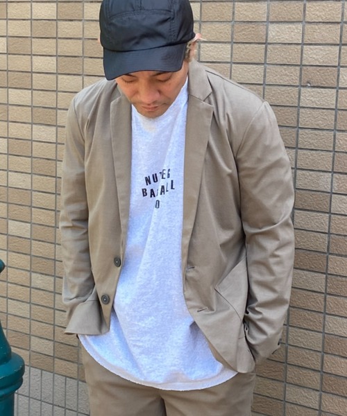 NO NEED(ノーニード)の「ストレッチテーラードJK(テーラードジャケット・メンズ・グレー/オリーブ・S/LL/L/M)」の5枚目の写真
