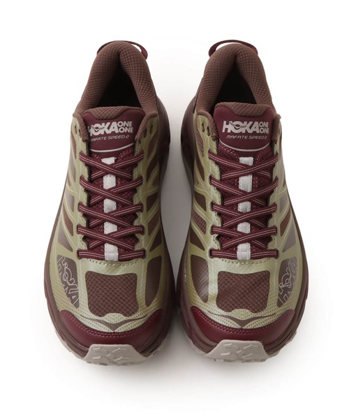 HOKA（ホカ）の「HOKA MAFATE SPEED 2 / ホカ マファテ スピード 2（スニーカー・メンズ・マルーン・28.0cm/27.5cm/27.0cm/26.5cm/26.0cm/25.5cm/29.0cm/28.5cm）」の2枚目の写真