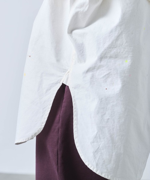 kha:ki（カーキ）の「「KHA:KI / カーキ」HAND PAINT SHIRTS（シャツ/ブラウス・レディース・オリーブ/ホワイト系/ホワイト系1/グリーン系その他・1/2）」の21枚目の写真