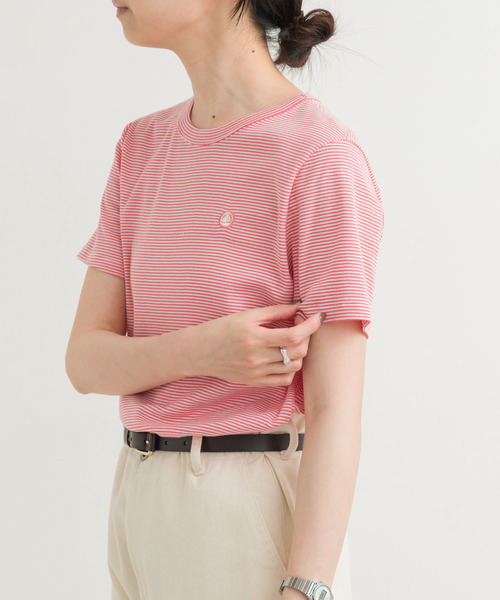PETIT BATEAU（プチバトー）の「『別注』PETIT BATEAU×DOORS　embroideryt-shirts（Tシャツ/カットソー・レディース・ピンク系その他/ブルー系その他/ホワイト系その他・SMALL/MEDIUM/X-SMALL）」の11枚目の写真