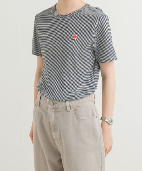 PETIT BATEAU（プチバトー）の「『別注』PETIT BATEAU×DOORS　embroideryt-shirts（Tシャツ/カットソー・レディース・ピンク系その他/ブルー系その他/ホワイト系その他・SMALL/MEDIUM/X-SMALL）」の17枚目の写真