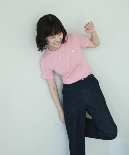 PETIT BATEAU(プチバトー)の「『別注』PETIT BATEAU×DOORS embroideryt-shirts(Tシャツ/カットソー・レディース・ピンク系その他/ブルー系その他/ホワイト系その他・SMALL/MEDIUM/X-SMALL)」の8枚目の写真