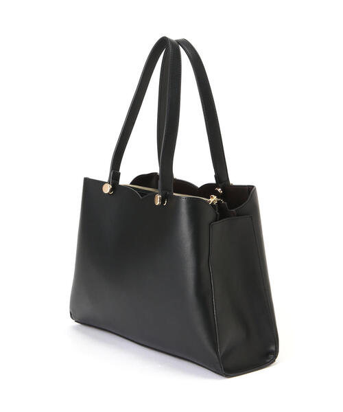 NATURAL BEAUTY BASIC(ナチュラルビューティーベーシック)の「◇ハートカットトートバック(トートバッグ・レディース・ブラック/ベージュ・フリ-)」の6枚目の写真