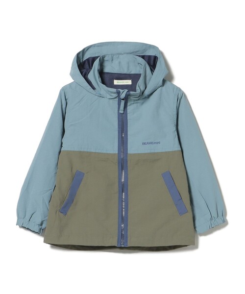 BEAMS mini（ビームスミニ）の「フード収納 ナイロン ブルゾン 2025FW（90～140cm）（ブルゾン・キッズ・ピンク/その他/ライトブルー・120/110/100/90/140/130）」の12枚目の写真