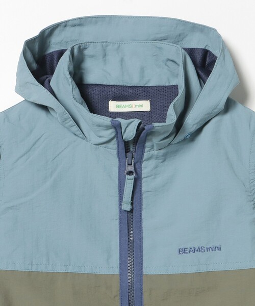 BEAMS mini（ビームスミニ）の「フード収納 ナイロン ブルゾン 2025FW（90～140cm）（ブルゾン・キッズ・ピンク/その他/ライトブルー・120/110/100/90/140/130）」の13枚目の写真