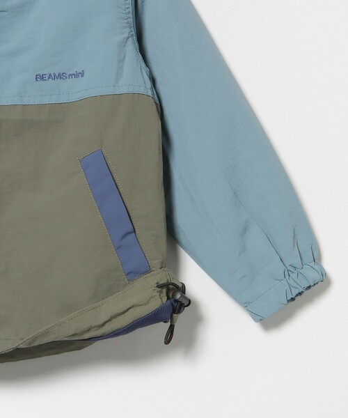 BEAMS mini（ビームスミニ）の「フード収納 ナイロン ブルゾン 2025FW（90～140cm）（ブルゾン・キッズ・ピンク/その他/ライトブルー・120/110/100/90/140/130）」の14枚目の写真
