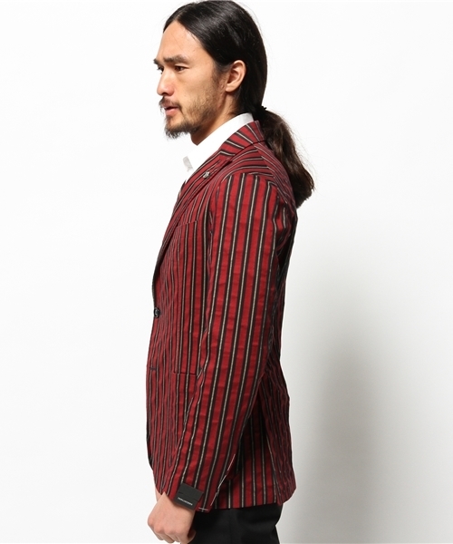 TAGLIATORE（タリアトーレ）の「TAGLIATORE ストライプ柄2Bジャケット