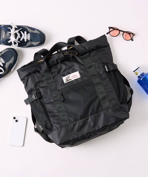 Caribou（カリブー）の「【CARIBOU】LIGHT WEIGHT PACK TOTE（トートバッグ・レディース・ブラック/オリーブ/ベージュ・FREE）」の2枚目の写真
