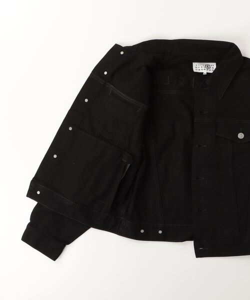 MM6 Maison Margiela（ｴﾑｴﾑｼｯｸｽ ﾒｿﾞﾝ ﾏﾙｼﾞｪﾗ）の「MM6 Maison Margiela(エムエムシックス メゾン マルジェラ)Kids & Junior ジャケット（その他アウター・キッズ・ブラック・14Y）」の3枚目の写真