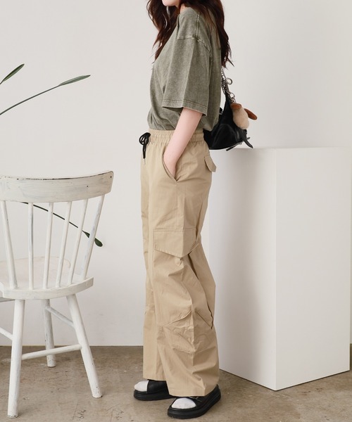 ROOPTOKYO（ループトウキョウ）の「タック入り 立体カーゴパンツ（カーゴパンツ・メンズ・カーキ/ダークグレー/ブラック・L/M）」の16枚目の写真