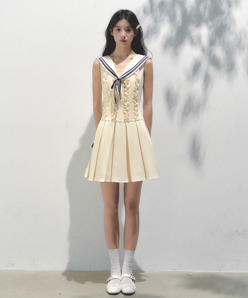 人気完売商品♡花柄フリル袖ワンピースPSサイズ／プロポーション レディース 2WAY小花柄フリルオフショルワンピース（ワンピース