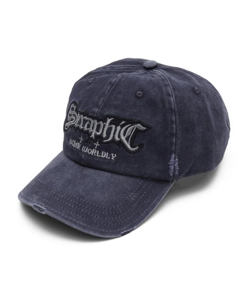 WEGO（ウィゴー）の「WEGO/刺繍ピグメントダメージキャップ（キャップ・レディース・ネイビー/ブラック/カーキ・FREE）」の14枚目の写真