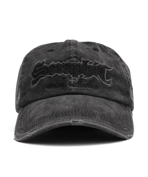 WEGO（ウィゴー）の「WEGO/刺繍ピグメントダメージキャップ（キャップ・レディース・ネイビー/ブラック/カーキ・FREE）」の17枚目の写真