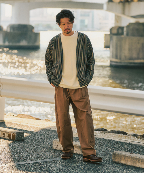 ベルテッド ワーク パンツ（スラックス）｜417 EDIFICE（フォー