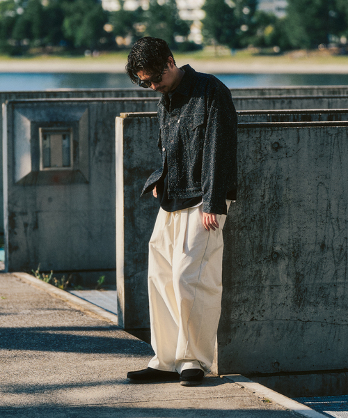 ベルテッド ワーク パンツ（スラックス）｜417 EDIFICE（フォー