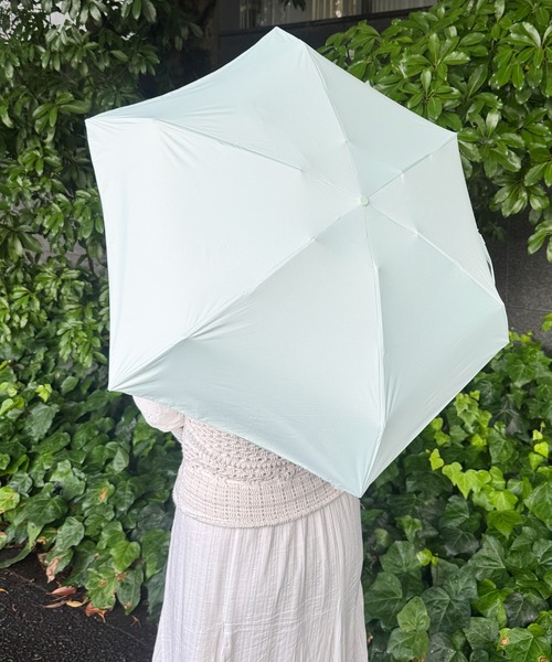 kutir（クティール）の「kutirlune／【晴雨兼用】折りたたみ日傘（折りたたみ傘・レディース・ライトブルー/ベージュ/イエロー/ライトホワイト・FREE）」の3枚目の写真