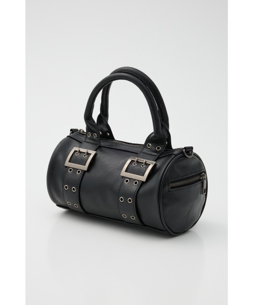 LAGUA GEM（ラグアジェム）の「ROUND MINI BOSTON バッグ（ハンドバッグ・レディース・レッド/ブラック・FREE）」の4枚目の写真