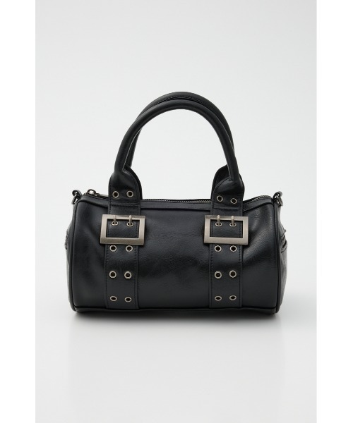 LAGUA GEM（ラグアジェム）の「ROUND MINI BOSTON バッグ（ハンドバッグ・レディース・レッド/ブラック・FREE）」の3枚目の写真