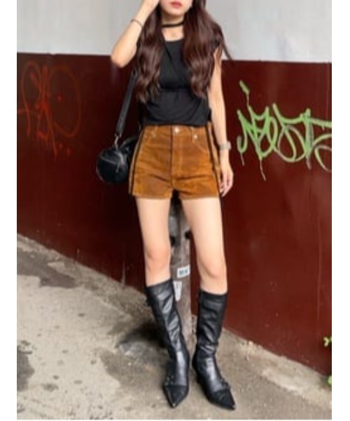 LAGUA GEM（ラグアジェム）の「ROUND MINI BOSTON バッグ（ハンドバッグ・レディース・レッド/ブラック・FREE）」の13枚目の写真