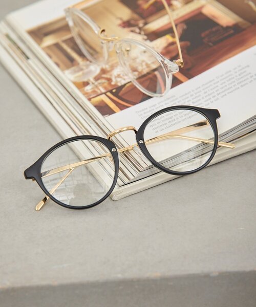 GALLARDAGALANTE（ガリャルダガランテ）の「ボストンアイウェア（メガネ・レディース・クリア/ブラック・FREE）」の2枚目の写真
