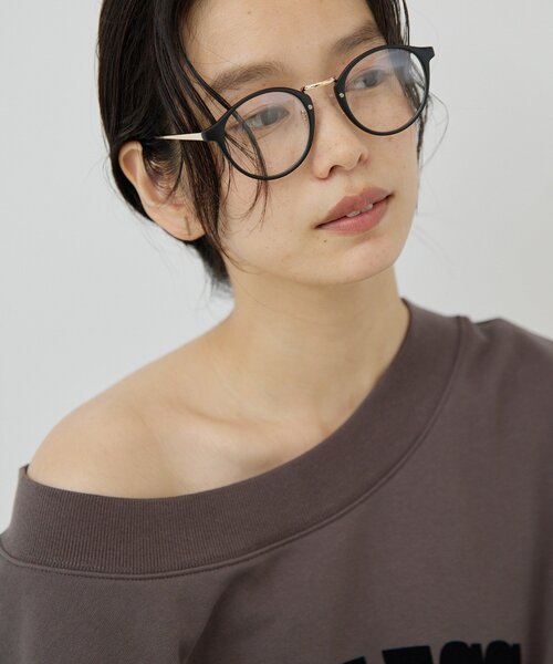 GALLARDAGALANTE（ガリャルダガランテ）の「ボストンアイウェア（メガネ・レディース・クリア/ブラック・FREE）」の7枚目の写真