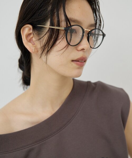 GALLARDAGALANTE（ガリャルダガランテ）の「ボストンアイウェア（メガネ・レディース・クリア/ブラック・FREE）」の8枚目の写真