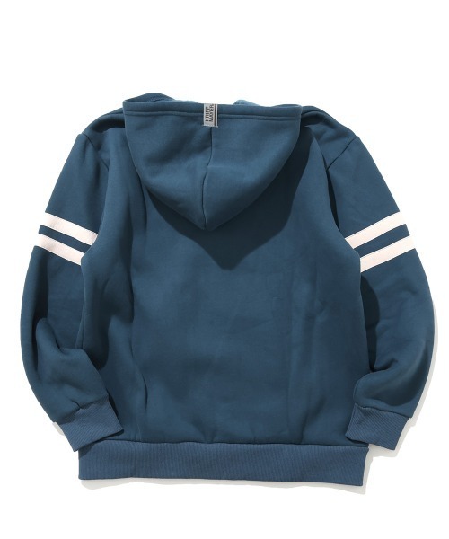 KRIFF MAYER Kid's Collection（クリフメイヤーキッズコレクション）の「【裏起毛】あたたか袖ラインパーカー（パーカー・キッズ・オフホワイト/グレー/ネイビー/イエロー/チャコール・160/150/140/130/120/170）」の20枚目の写真