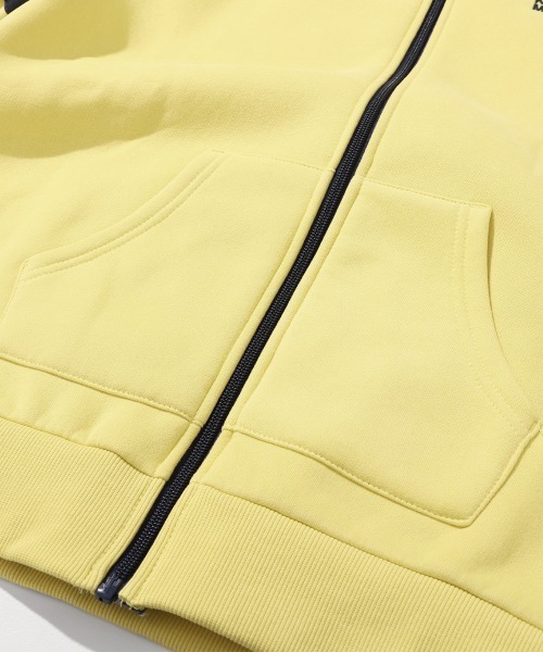 KRIFF MAYER Kid's Collection（クリフメイヤーキッズコレクション）の「【裏起毛】あたたか袖ラインパーカー（パーカー・キッズ・オフホワイト/グレー/ネイビー/イエロー/チャコール・160/150/140/130/120/170）」の11枚目の写真