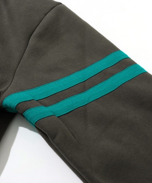 KRIFF MAYER Kid's Collection（クリフメイヤーキッズコレクション）の「【裏起毛】あたたか袖ラインパーカー（パーカー・キッズ・オフホワイト/グレー/ネイビー/イエロー/チャコール・160/150/140/130/120/170）」の12枚目の写真