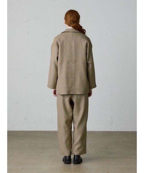 MidiUmi（ミディウミ）の「MidiUmi テーラードジャケット（ダウンジャケット/コート・レディース・ブラウン/ネイビー・FREE）」の8枚目の写真