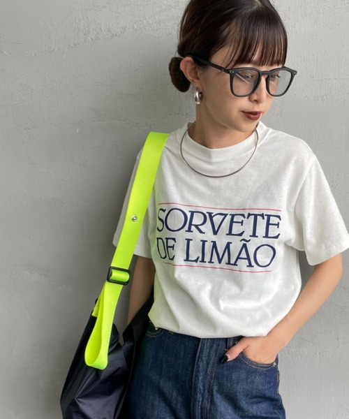THE SHINZONE/ザ シンゾーン] SOLVETE DE LIMAO プリントTシャツ（T