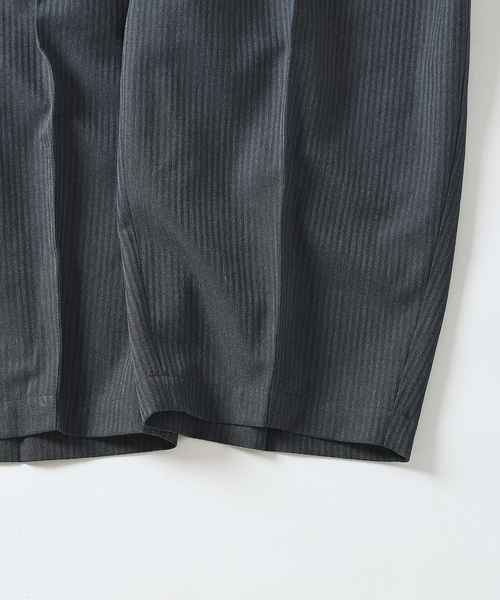 JOURNAL STANDARD J.S HOMESTEAD（ジャーナルスタンダードホームステッド）の「J.S.Homestead / T/R/W ヘリンボーン インフレーション スラックス（スラックス・メンズ・ライトグレー/ブラック・MEDIUM/LARGE）」の10枚目の写真