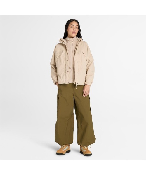 Timberland(ティンバーランド)の「ウィニック ウォータープルーフ 3-in-1 ジャケット レディース(防水)(ナイロンジャケット・レディース・ライトピンク・LARGE/MEDIUM/SMALL/X-LARGE)」の2枚目の写真
